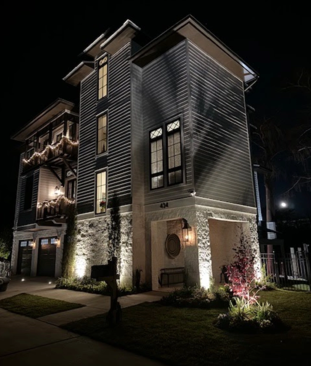 Southern Outdoor Lighting Louisiana Residential Makeover